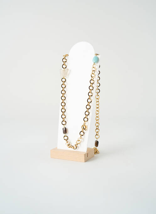 Colier lung albastru SATINE femeie