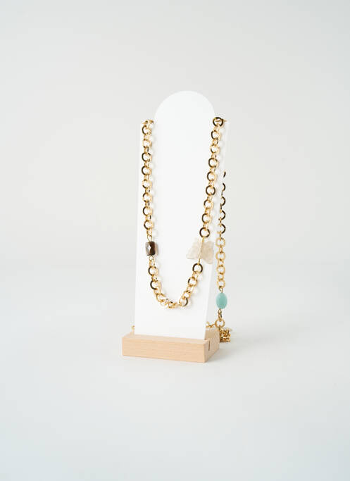 Colier lung albastru SATINE femeie