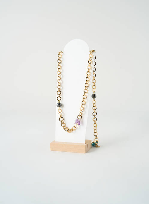 Colier lung albastru SATINE femeie