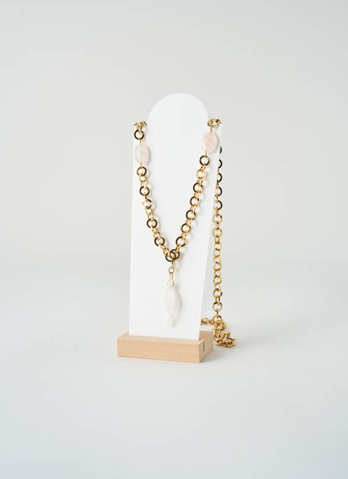 Colier lung auriu SATINE femeie