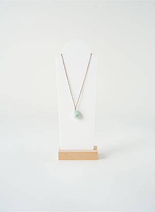 Colier materiale metalice verde SATINE femeie