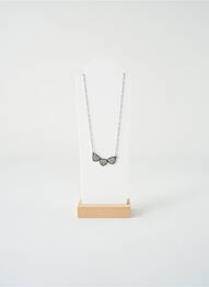 Colier ornament oxid de zirconiu argintiu SATINE femeie