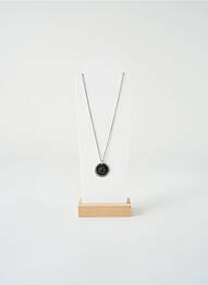Colier ornament oxid de zirconiu negru SATINE femeie