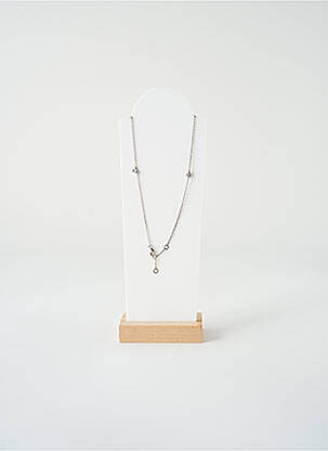 Colier ornament oxid de zirconiu argintiu SATINE femeie