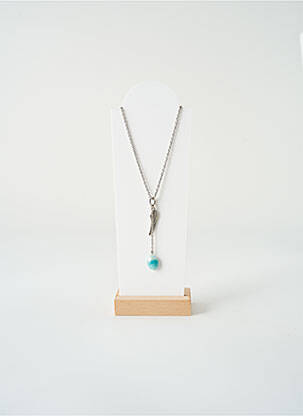 Colier albastru SATINE femeie