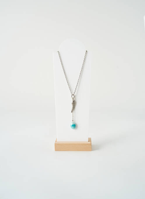 Colier albastru SATINE femeie