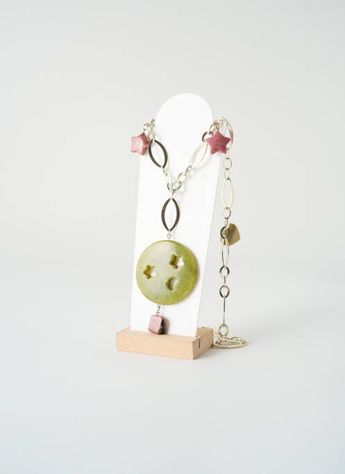 Colier lung verde SATINE femeie