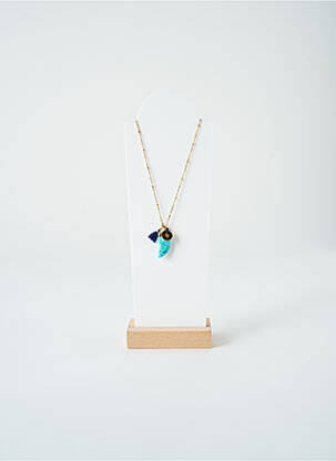 Colier albastru SATINE femeie