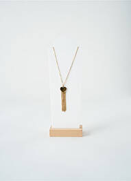 Colier materiale metalice auriu SATINE femeie