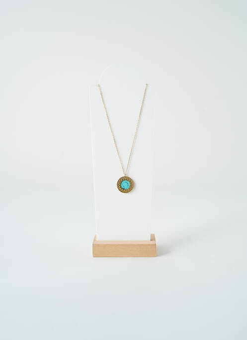 Colier albastru SATINE femeie