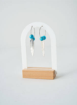 Cercei albastru SATINE femeie