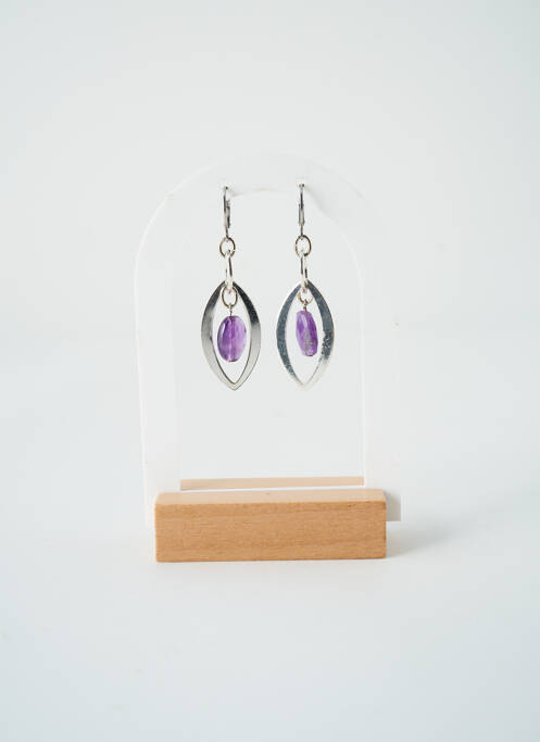 Cercei violet SATINE femeie