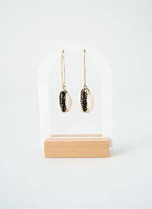 Cercei negru SATINE femeie