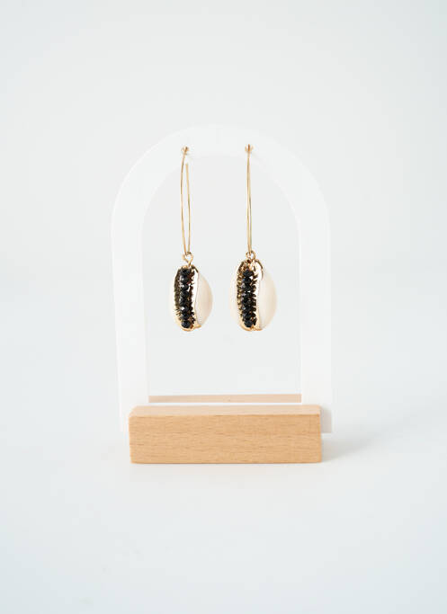 Cercei negru SATINE femeie