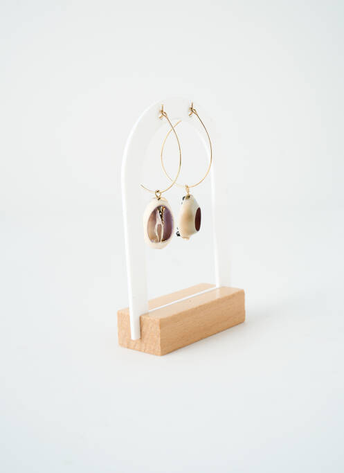 Cercei negru SATINE femeie