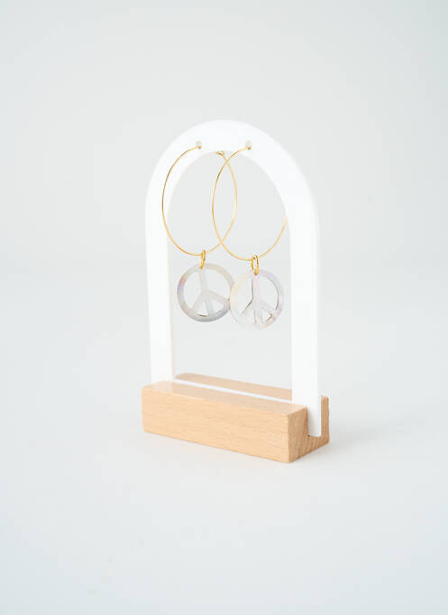 Cercei gri SATINE femeie