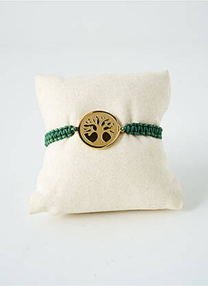 Brățară verde SATINE femeie