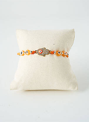 Brățară portocaliu SATINE femeie