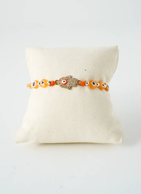 Brățară portocaliu SATINE femeie