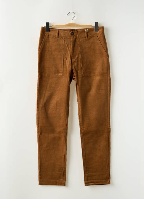 Pantalon chino maro FAGUO bărbat