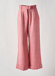Pantalon larg roz FRNCH femeie
