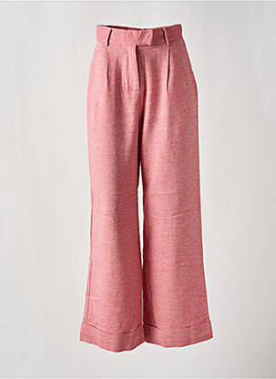 Pantalon larg roz FRNCH femeie