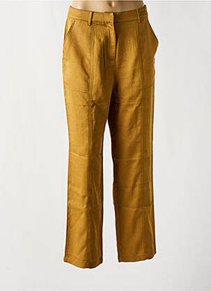 Pantalon drept bej FRNCH femeie