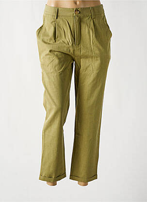 Pantalon 7/8 verde GARANCE femeie