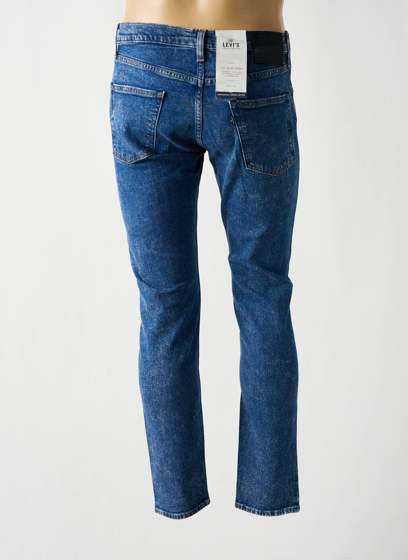 Blugi cu croială slim albastru LEVI'S bărbat