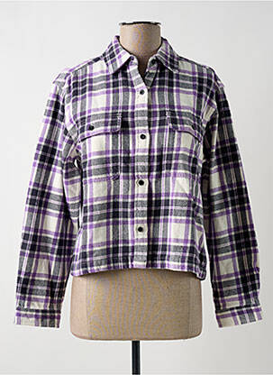 Jachete casual croială dreaptă violet OBEY femeie