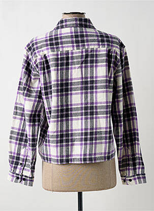 Jachete casual croială dreaptă violet OBEY femeie