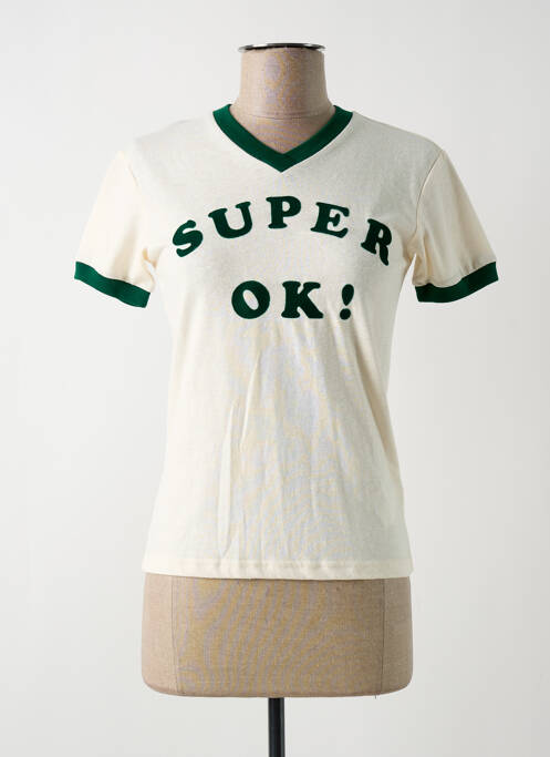 Tricou bej DEUS EX MACHINA femeie