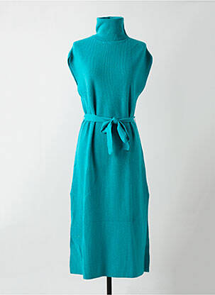 Rochie pulover albastru HERZEN'S ANGELEGENHEIT femeie