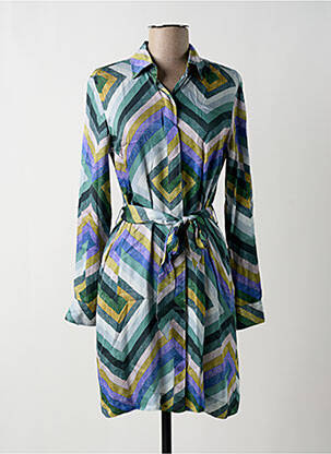 Rochie scurtă verde HARTFORD femeie