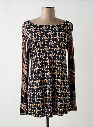 Tunică mâneci lungi negru MALIPARMI femeie