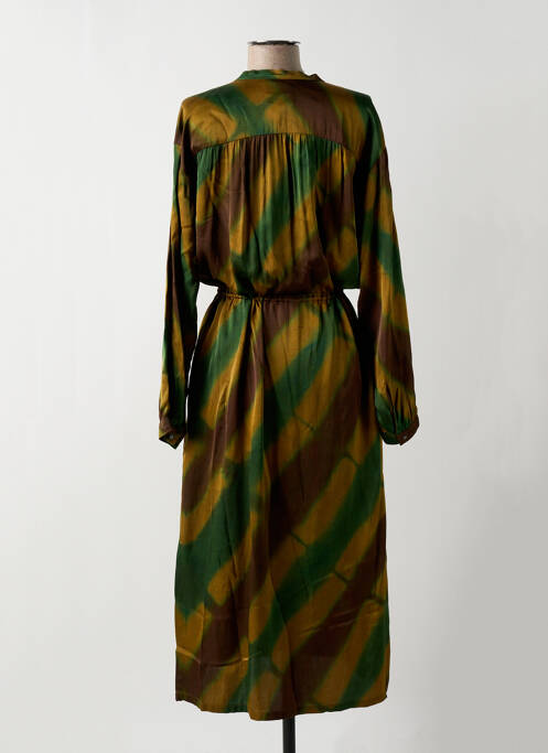 Rochie lungă maro HARTFORD femeie