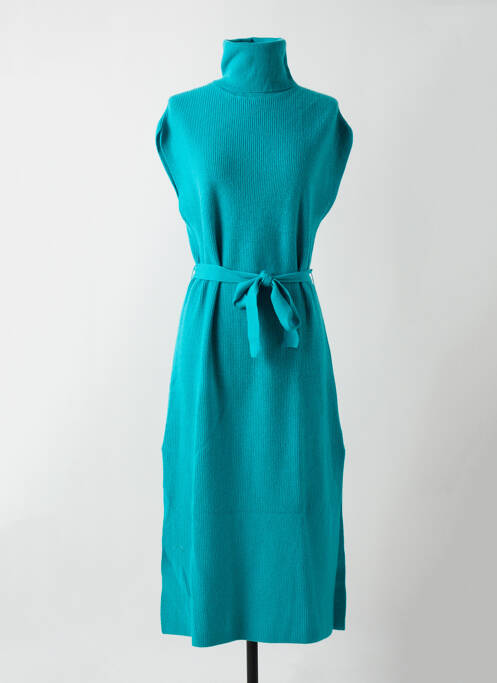 Rochie pulover albastru HERZEN'S ANGELEGENHEIT femeie