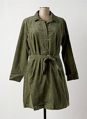 Rochie midi verde MOUSQUETON femeie