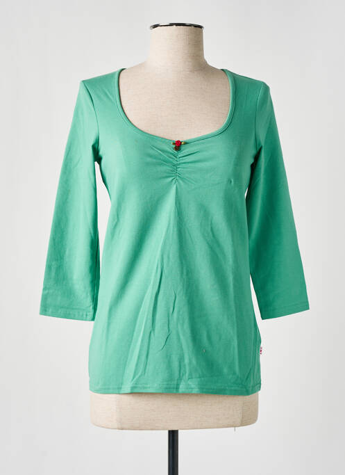 Tricou verde BLUTGESCHWISTER femeie