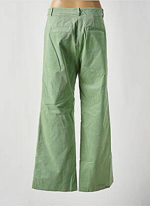 Pantalon evazat elasticitate talie înaltă verde KING LOUIE femeie