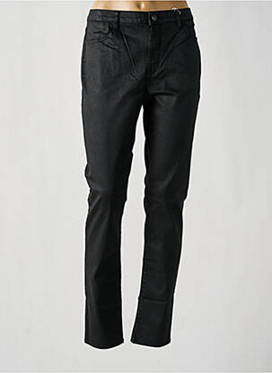 Pantalon slim țesătură acoperită mărime normală negru KANOPE femeie