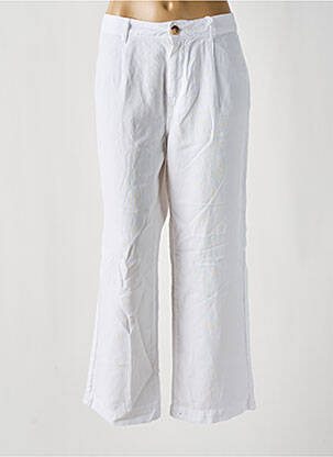 Pantalon larg alb KANOPE femeie