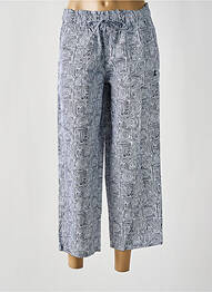 Pantalon 7/8 talie înaltă talie înaltă alb MOUSQUETON femme