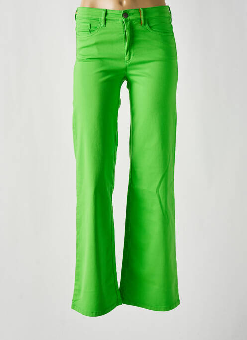 Pantalon evazat verde COUTURIST femeie