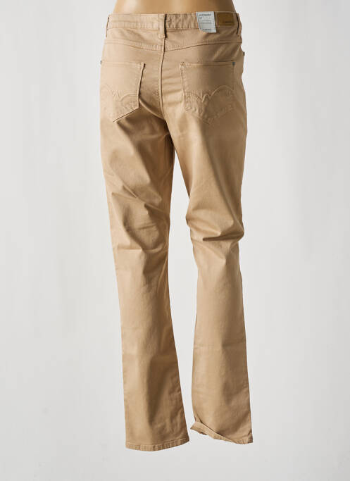 Pantalon drept bej KANOPE femeie