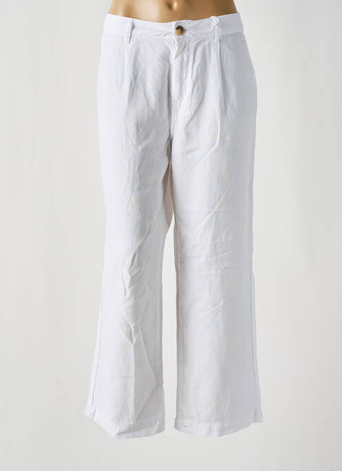 Pantalon larg alb KANOPE femeie