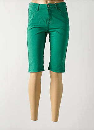 Bermudă verde închis KANOPE femeie