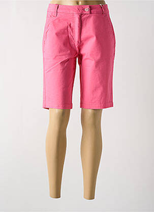Bermudă roz MOUSQUETON femeie