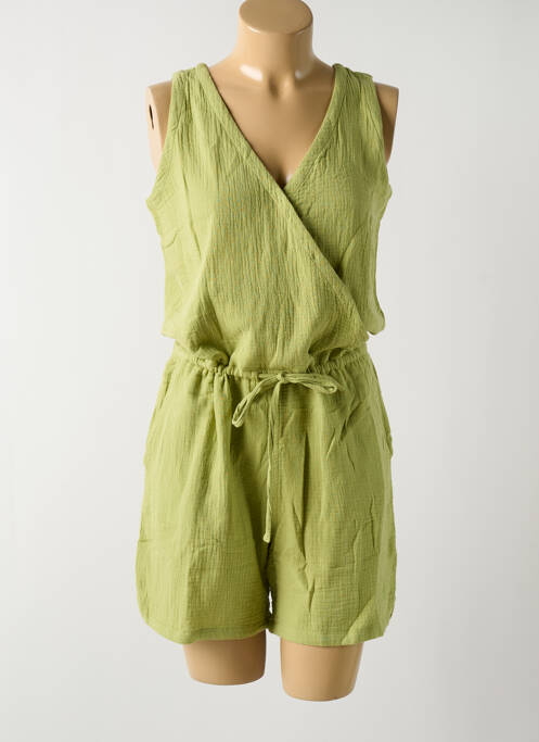 Salopetă scurtă verde MOUSQUETON femeie