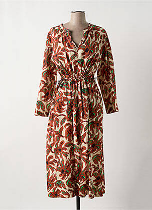 Rochie midi maro SOEUR femeie